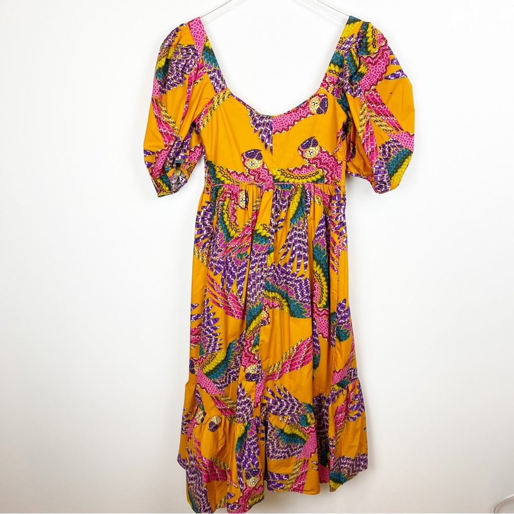 Farm Rio | Beaded Macaws Midi Dress NWT - Picture 11 of 15